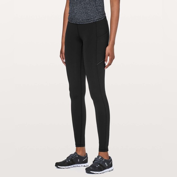 Lululemon Speed Up Tight 28” Full-On Luxtreme Black Size 6 - Picture 1 of 5